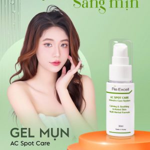 Gel mụn AC Spot Care hỗ trợ làm giảm và ngăn ngừa mụn, cung cấp dưỡng chất cho da mụn, da nhạy cảm. AC Spot Care là sản phẩm tuyệt vời có thể cải thiện các vấn đề về da, hỗ trợ ngăn ngừa mụn xuất hiện ngay khi còn ở dưới bề mặt da. Hỗ trợ làm mờ sẹo sau khi điều trị mụn. Quy cách: Hộp 1 sản phẩm Dung tích: 30ml Xuất xứ: Hàn Quốc