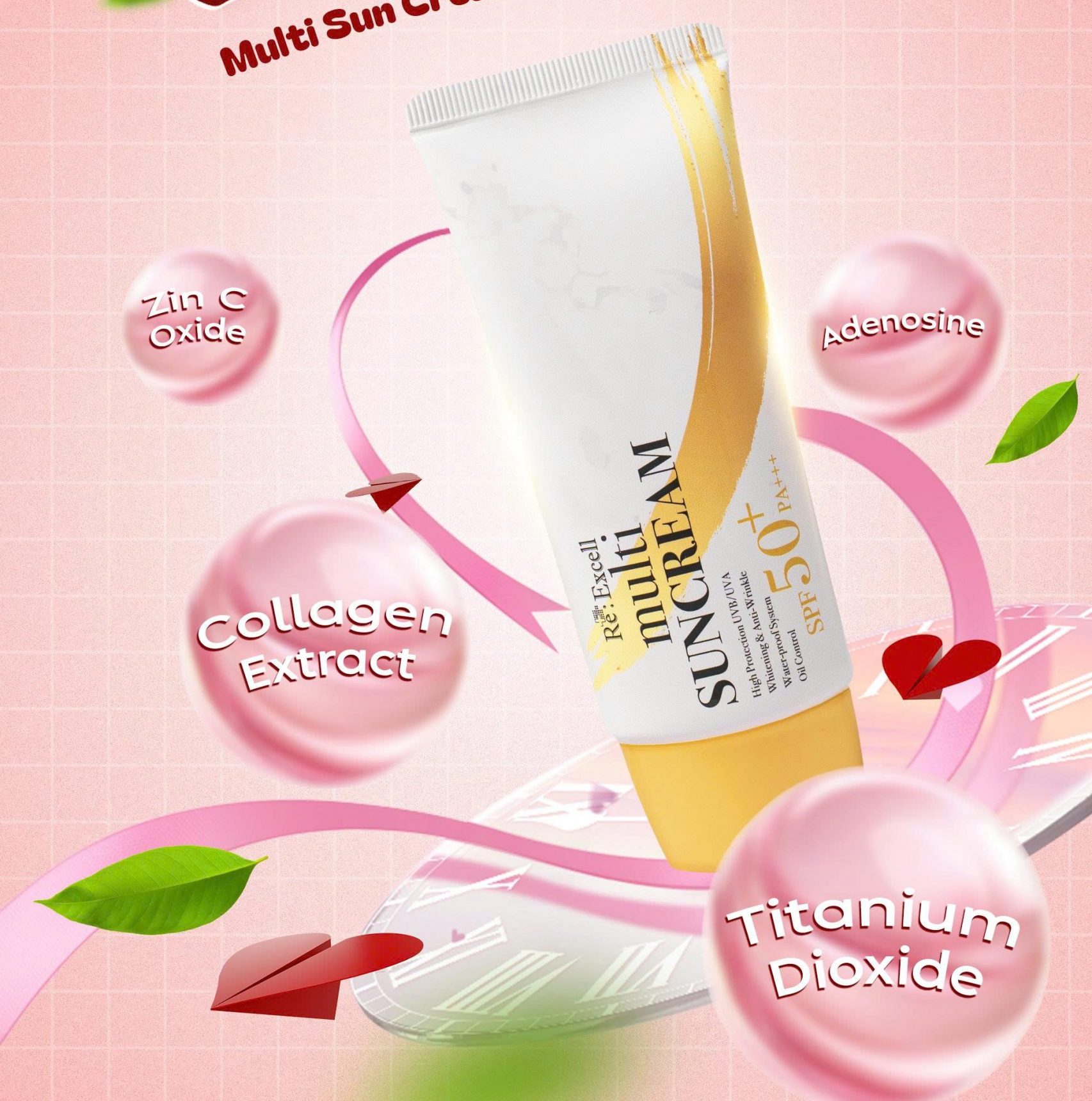 z7528386985668_c49ed2aa5e9d2b9db5d4e2db55afb51a Kem Chống Nắng Multi Sun Cream SPF 50+/PA+++, chống nắng toàn diện, bảo vệ da trước tác động của ánh mặt trời và môi trường. Hỗ trợ chống nhăn, hỗ trợ chống lão hóa… Quy cách: Hộp gồm 1 sản phẩm Dung tích: 50ml Xuất xứ: Hàn Quốc